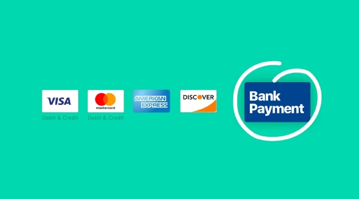 Bank payments infographic Bank payments infographic