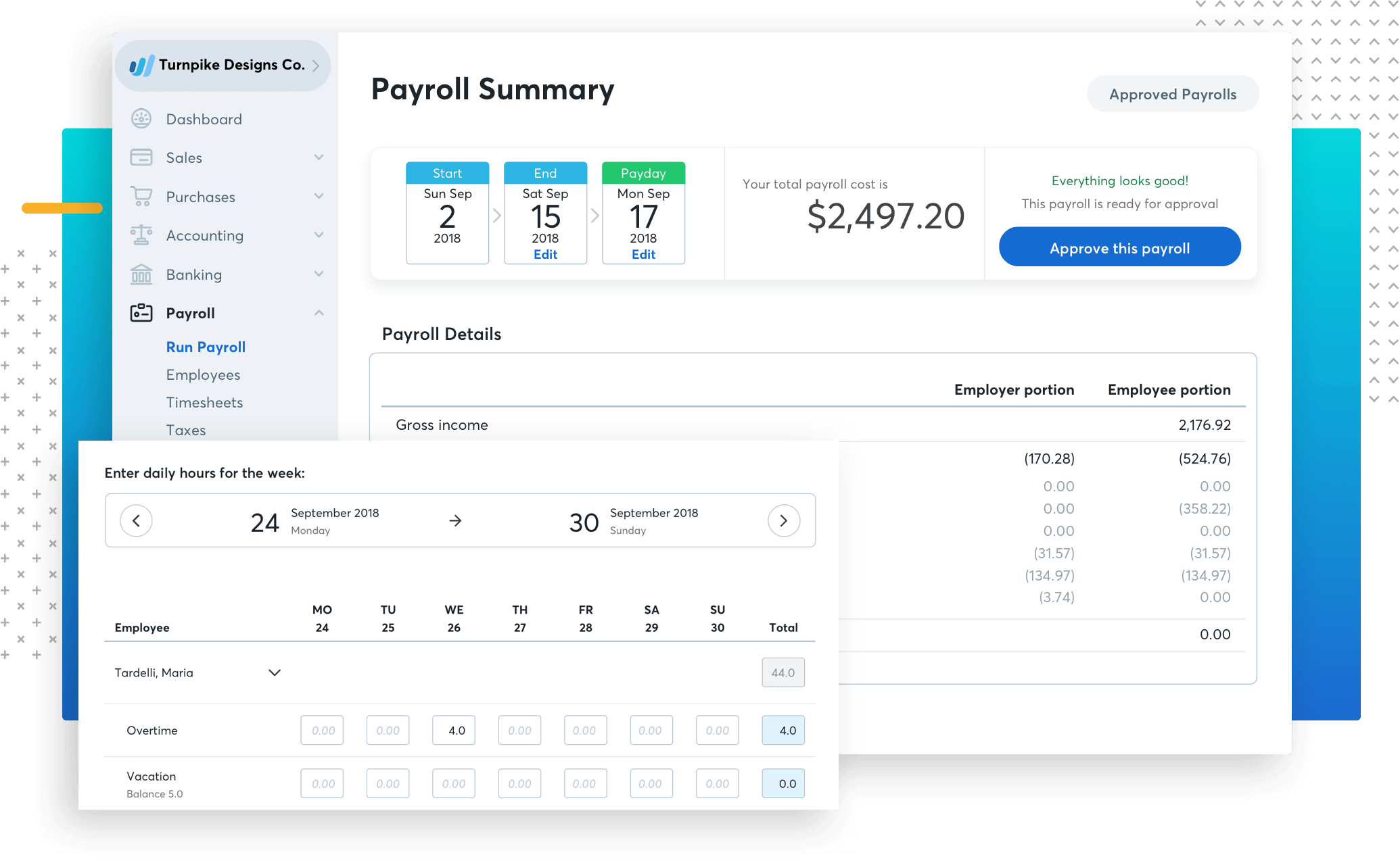 small business payroll services payroll by wave
