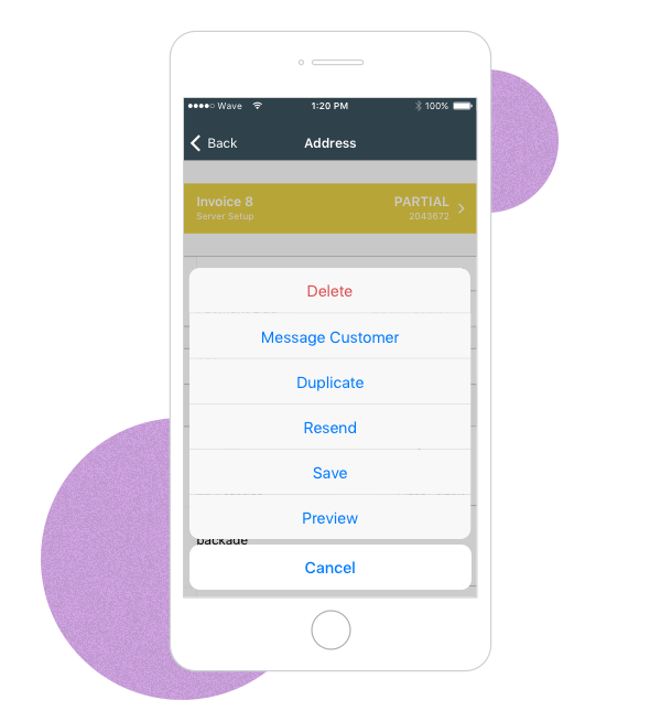 duplicate-ios image New features for mobile invoicing