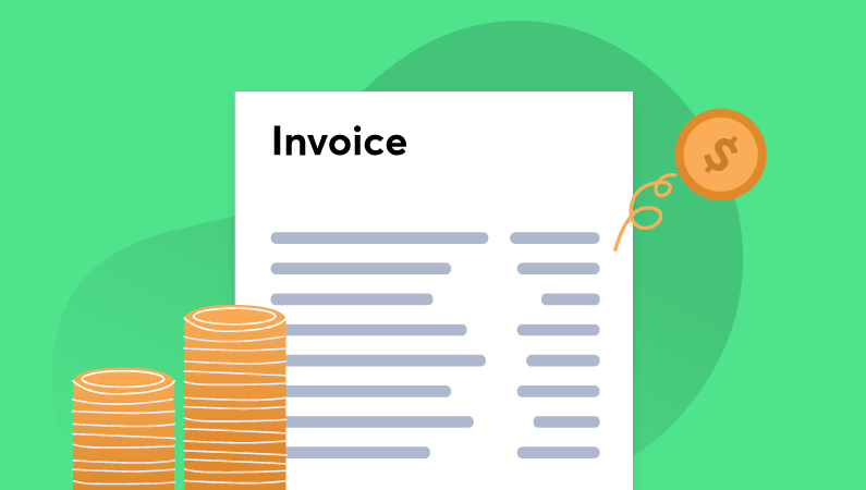 An invoice getting paid